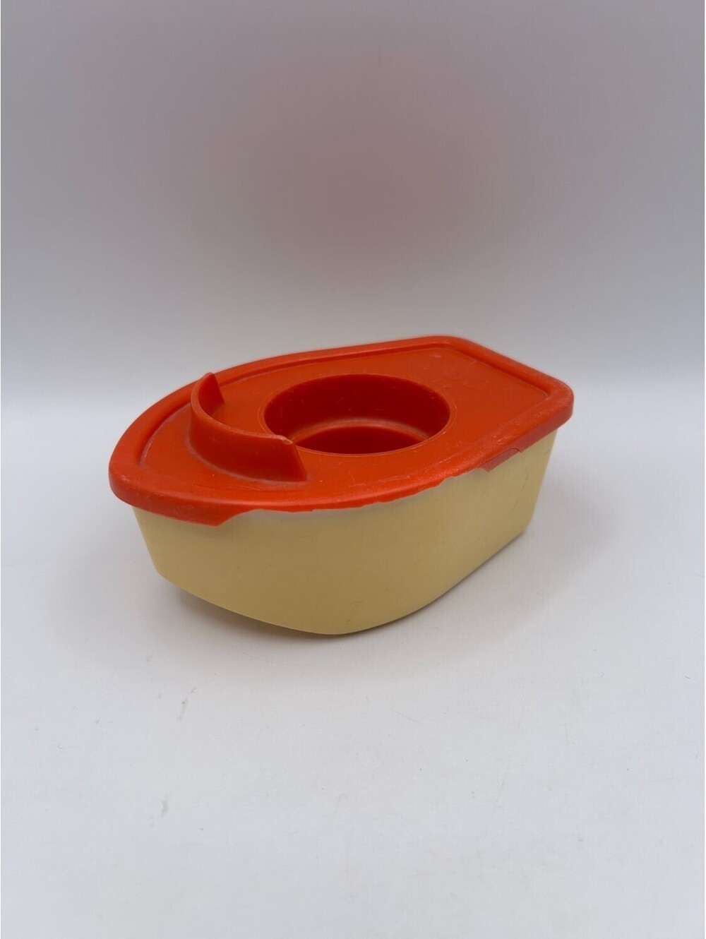 Vintage Fisher Price Little People Orange Tan Speedboat Boat 411 Replacement toy